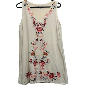 Altar’d State Embriodered sleeveless mini dress. Size small